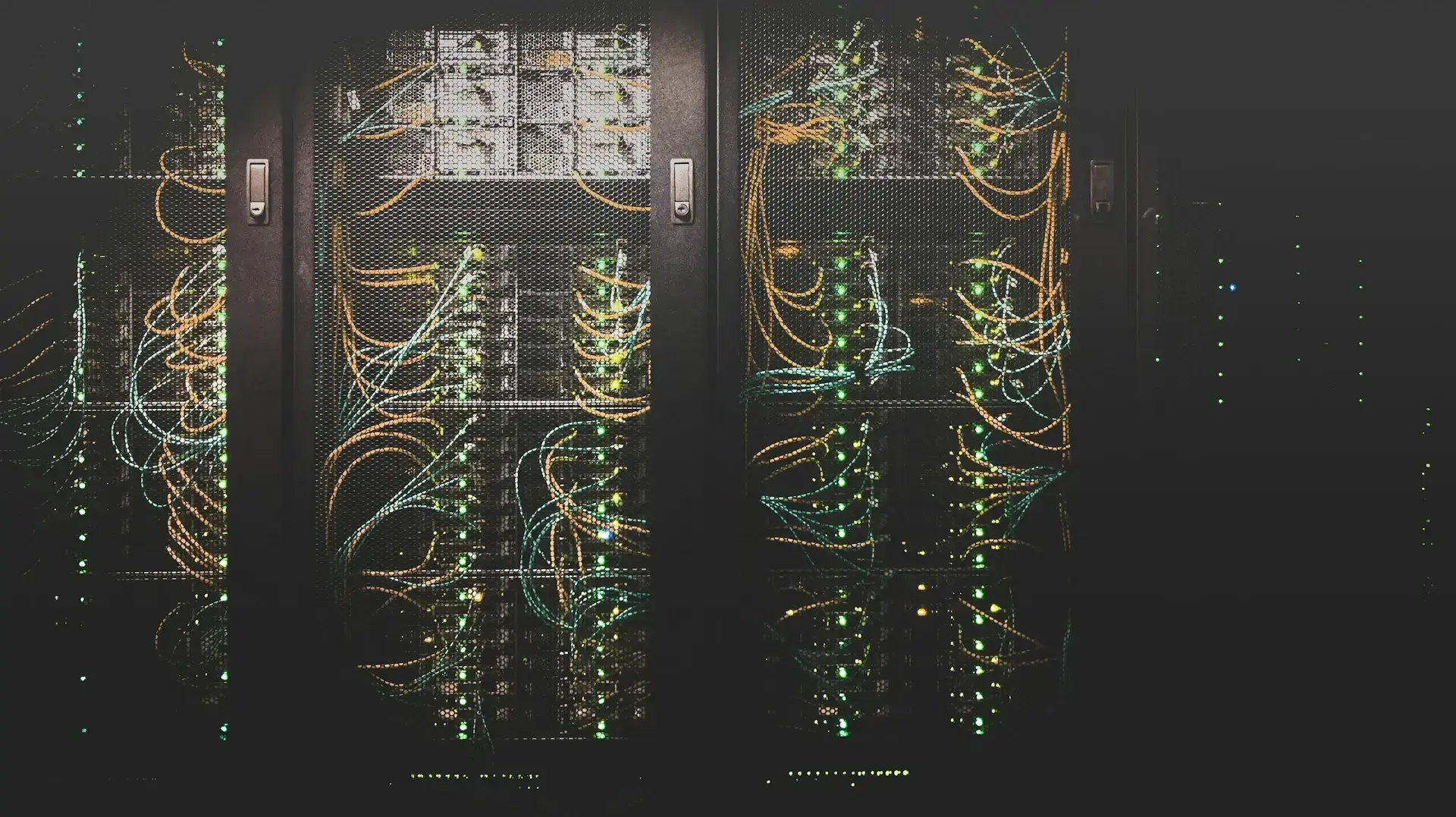 server with wires